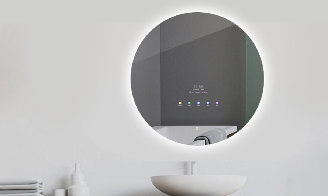 led mirror with bluetooth
