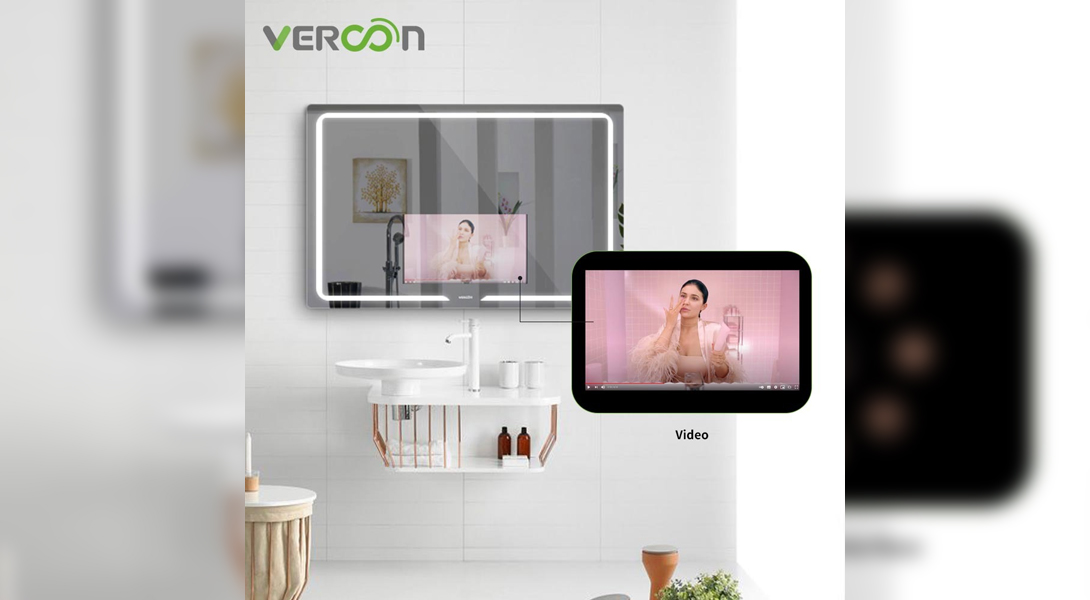 backlit medicine cabinet mirror