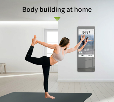 Funktion der Fitnessspiegel Magic Mirror Technologie