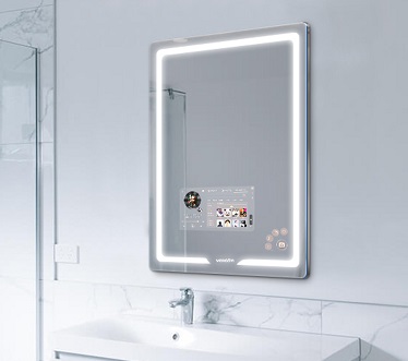 Wie installiere ich den Fitbathmirror-Spiegel mit Videobildschirm?