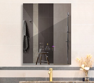 Android 11 Smart Mirror mit Hintergrundbeleuchtung und Spotify