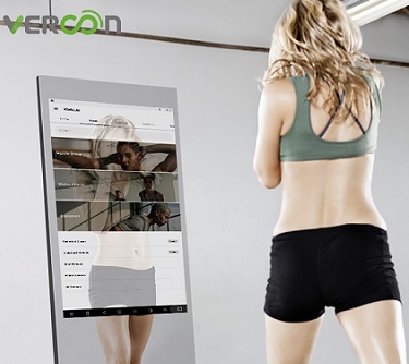 Fitbathmirror Gym Smart Mirror für Fitnesstraining